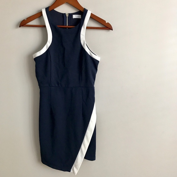 Tobi Dresses & Skirts - Tobi Navy & White Dress